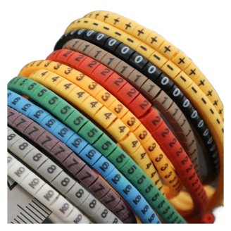 Cable Identification Tags Clip On Wire Markers Wire Number Labels ...