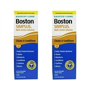 Boston Simplus Multi-Action Solution, 3.5 Fluid Ounce, 2-Pack