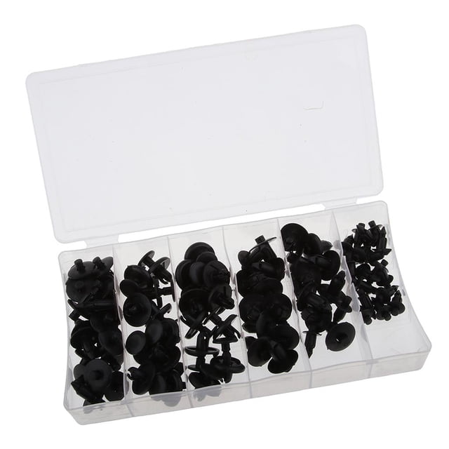 Kit de Pasador de Empuje de Remache de Nailon para Motocicleta / Bicicleta - 80 Piezas Incluye M6 / M7 / M8 Macarena Motocicleta Bicicleta Remache