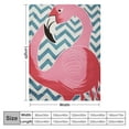 thumbnail image 4 of COMIO Flamingo Blanket,Funny Flamingo Collage Print Gifts for Flamingos Lovers, Soft Plush Flannel Throw Bed Sofa Bedroom Decoration, 4 of 6