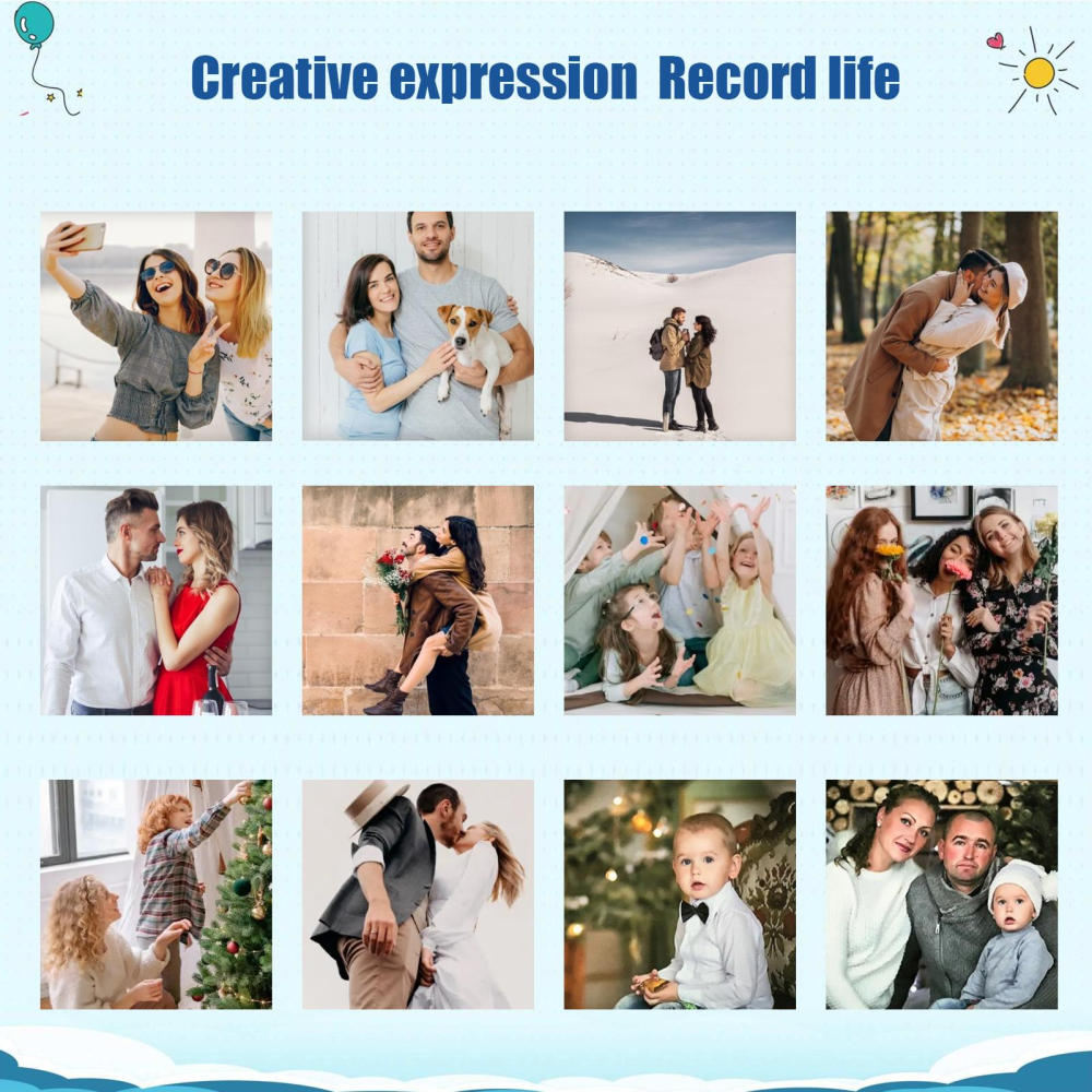 Fridge Magnets Badge Maker Machine, 2X2 Inch Photo Button Magnet Maker Kit with 100 Sets of Consumables for Refrigerators and Any Place with Iron