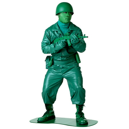 Plus Size Green Army Man Costume