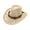 Beige, variant on Hats Cowboy For Women And Men With Decorative Hollow Western Cowboy Hat