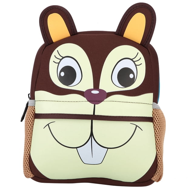 Niños Dibujos Animados Impresión Hombro Animal Buceo Material Mochila Escolar Ardilla