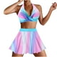 thumbnail image 2 of Trajes de baño tankini para mujer Trajes de baño de dos piezas con estampado degradado para mujer Trajes de baño tankini para mujer, 2 of 5