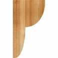 thumbnail image 3 of 6"W x 10"D x 18"H Crestline Rough Sawn Corbel, Western Red Cedar, 3 of 9