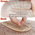 thumbnail image 5 of SEGO Clip in Hair Extensions Human Hair Toppers 100% Real Human Hair Topper Silk Base for Thinning/Loss Hair Natural Black Middle Part Hair Pieces, 5 of 9