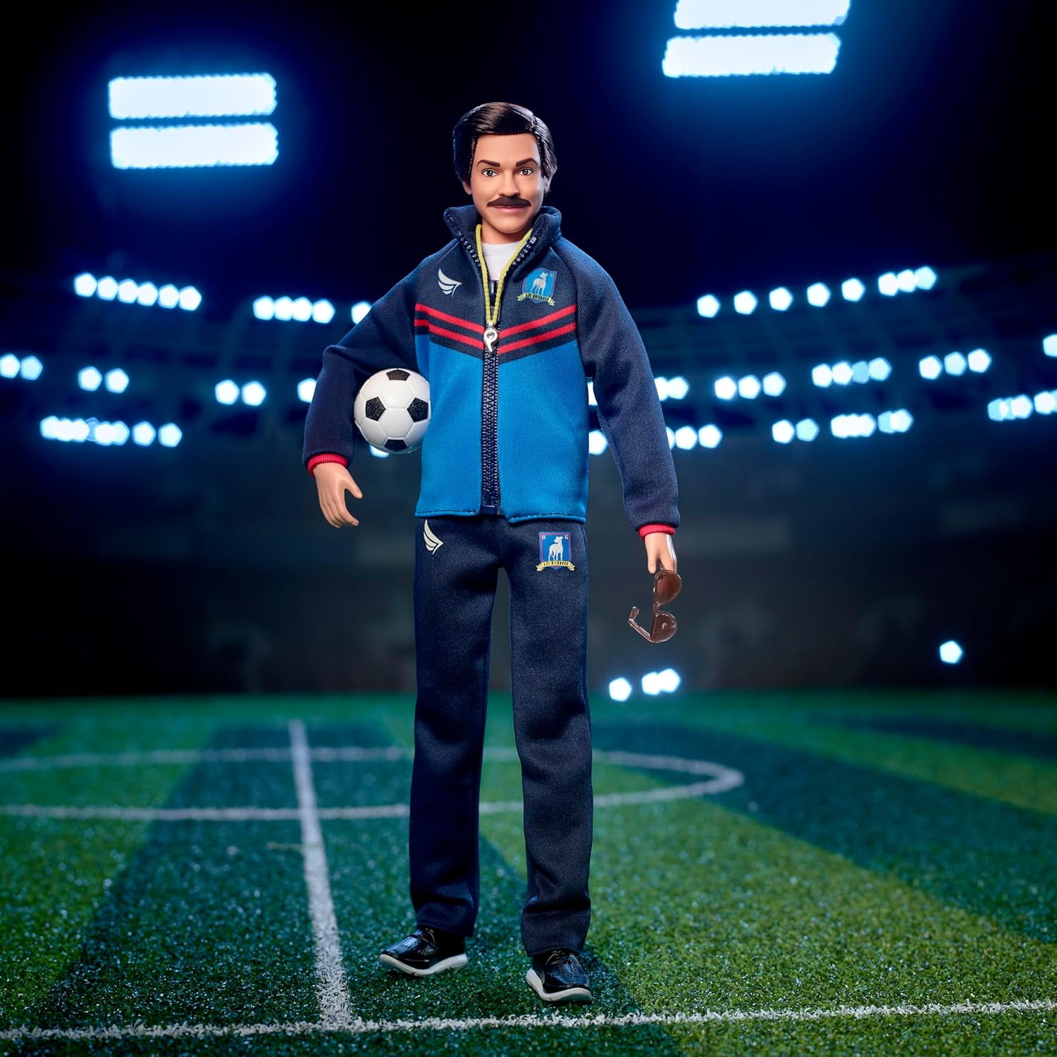 Barbie Collectible Ted Lasso Doll with Displayable Packaging