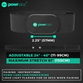 thumbnail image 3 of Powr Labs Bluetooth Heart Rate Monitor Chest Strap | ANT+ Heart Rate Monitor Works with Strava Garmin Wahoo Polar Peloton iFit Apps, 3 of 6
