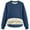 Navy, variant on ManxiVoo Women Fleece Lined Sweatshirt Round Neck Casual Warm Pullover Without Hood For Cold Weather Comfort and Outdoor Activities L Size Bronze