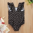 thumbnail image 6 of FRSASU Clearance Toddler Kids Girls Dot Print Bikini One-Piece Swimwear Swimsuit Beachwear, 6 of 9