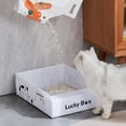 thumbnail image 2 of CSChome Large Capacity Litter Box Large Foldable Litter Box for Cats Splash-Proof High-Capacity Travel-Friendly Toilet Sandbox Supplies, 2 of 6