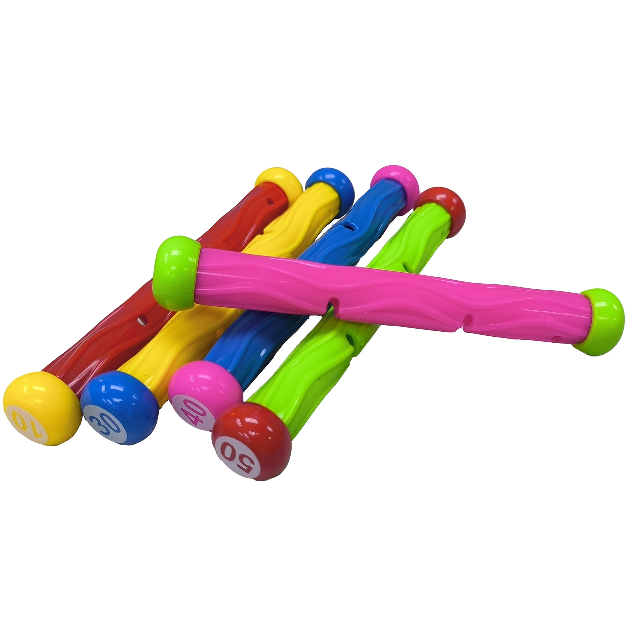 RIPPLE: Rainbow Dive Sticks - 5 Piece, Pool & Water Games Toys, Build Swimming Skills, Vibrant Colors For Visibility, Toss & Retrieve Play, Kids 8+