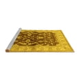 thumbnail image 2 of Ahgly Company Machine Washable Indoor Rectangle Oriental Yellow Industrial Area Rugs, 2' x 3', 2 of 4