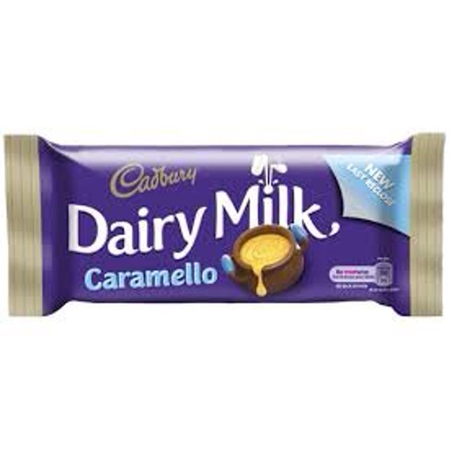 Cadbury Dairy Milk Caramello Chocolate Bar 47g (Pack of 10) from Ireland