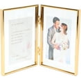 thumbnail image 1 of Gold Floating Frame &#x Vertical Set For Picture x x x Tabletop Shelf Photo Frame Classy For Wedding Birthday Anniversary Home or Office Decor, 1 of 5