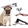 thumbnail image 1 of Diadema para perro mascota, accesorios, hacha, sierra, tijera, accesorios de terror para mascotas, 1 of 6