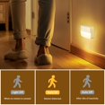 thumbnail image 3 of Luz para escalera con sensor de movimiento Guankai, paquete de 3, LED a pilas, 3 of 8