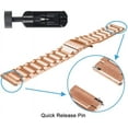 thumbnail image 3 of AIR-Compatible for Fossil Gen 6 Wellness Band, Quick Release Stainless Steel Metal Replacement Straps Compatible with Fossil Gen 6 44mm Wellness Smart Watch, 3 of 4