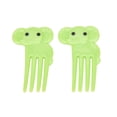 thumbnail image 3 of 10pcs Animal Fruit Fork Mini Cartoon Children Snack Cake Dessert Food Fruit Pick Toothpick Lunches Decor Random Color, 3 of 9