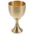 thumbnail image 3 of Brass Liquor Cup Brass Goblet for Home Use, 3 of 5