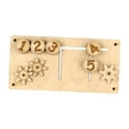 thumbnail image 4 of HILABEE Busy Board DIY Accessories Early Educational Toys Learning Activities Fine Motor Slide Maze, 4 of 9