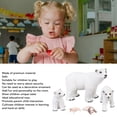 thumbnail image 3 of Figura Animal del Oso, Simulaciódón decorativa del Juguete de Crecimiento del Oso 5 piezas para niños, 3 of 7