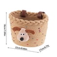 thumbnail image 3 of Cotton Rope Basket | Colorful Small Storage Basket for Toys Storage | Dog Toys Storage Decorative Bin for Home, All Ages Room, 3 of 8