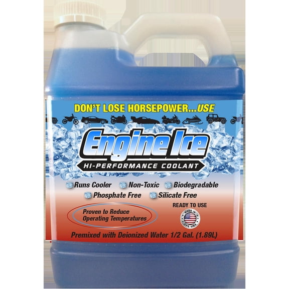 Engine Ice 1/2 Gallon Engine Coolant for Powersport Industry