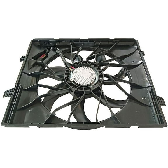 Engine Cooling Radiator Fan Assembly - Compatible with 2014 - 2022 Dodge Durango Sport Utility (with Heavy Duty Cooling) 2015 2016 2017 2018 2019 2020 2021