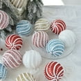 Christmas Tree Decoration Christmas Ball Color Ball Dipped In Powder