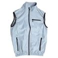 thumbnail image 1 of Microporous Breathable Cooling Vest with Adjustable Fans, for Hot Weather Work, Fast Heat Dissipation, Improve Work Efficiency, High Strength, Size S to XL, Gray, 1 of 8