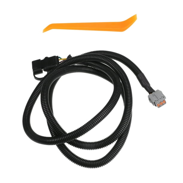 1 Juego de arnés de cableado plano de 4 vías para remolque para Nissan Frontier 2005-2022 para Nissan Xterra 2005-2015 Negro