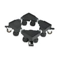 thumbnail image 1 of Carro para electrodomésticos, base para lavadora, rodante ajustable y multifuncional para muebles, resistente a golpes, para mover congelad Negro, 1 of 9