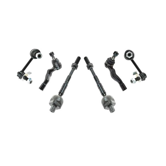 Front Suspension Stabilizer Sway Bar Links Tie Rod Ends Inner Outer Left Right 6 Piece Fits select: 2003-2007 INFINITI G35, 2003-2009 NISSAN 350Z