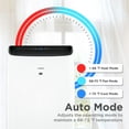 thumbnail image 3 of TURBRO BTU Portable Air Conditioner and Heater with Remote Control for Rooms up to 600 Sq Ft BTU HEAT UV-C, 3 of 8