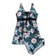 thumbnail image 1 of Gibobby Conjunto de Bikini para Mujer Nuevo traje de baño de comercio exterior europeo y americano con cuello en V estampado falda Sexy para mujer traje (Negro,M), 1 of 5