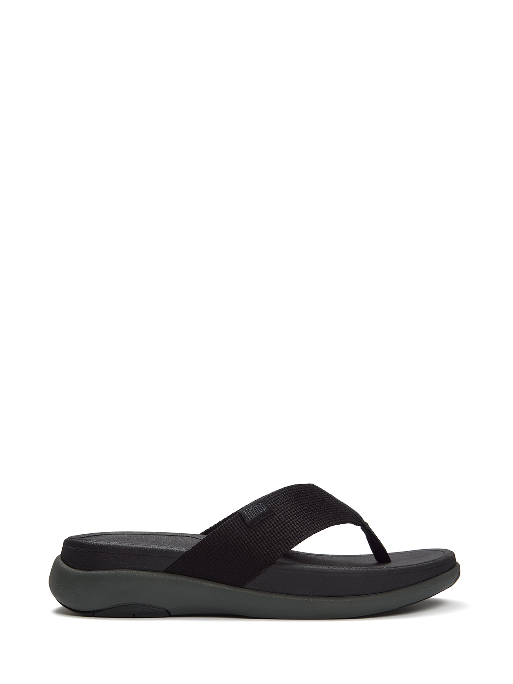 Fitflop Men's F-Mode Go Textured-Webbing Toe-Post Sandals