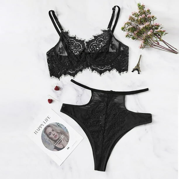 Best Butterfly Design Lingerie Lace Bra and Panty Set Price in