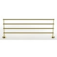 thumbnail image 4 of Alno A6626-24-PC Royale 26"W Solid Brass Wall Mounted Towel Rack - Chrome, 4 of 6