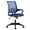 Dark Blue, variant on Mid-Back Ergonomic Mesh Office Chair, Black Swivel Desk Chair with Lumbar Support, Adjustable Height, Rolling Wheels, 250 lbs Capacity for Home Office & Workspace
