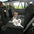 thumbnail image 4 of Dog Back Seat Covers For Trucks, 100% Waterproof With Big Mesh Window, XL Nonslip Scratchproof Dog Truck Hammock, Heavy Duty Seat Covers For Full Sized Pickup Trucks F150- Black, 4 of 8