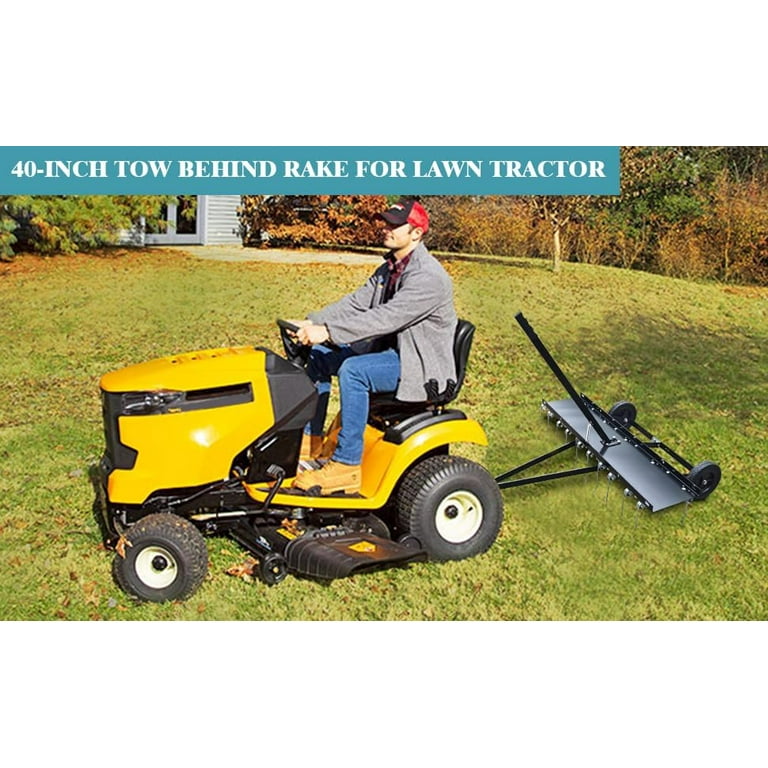 Dethatcher Rake Attachment For Riding Mower Snapper Rider
