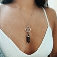 thumbnail image 3 of Guodhu Pentagram Necklace Crystal Birthstone Chakra Pendant Necklaces for Women Choker Necklace Gothic Jewelry Y2K Goth Accessories, 3 of 3