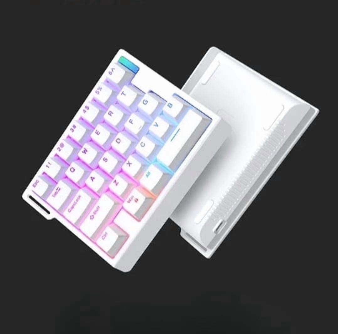 ZUOYA One Handed Magnetic Switch Gaming Keyboard, 8K Polling Rate Rapid Trigger Snap Tap for Valorant PC