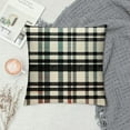 thumbnail image 2 of Nawypu  Merry Christmas Hello Winter Buffalo Plaid Snowflake Throw Pillow Cover Cushion for Sofa, Car, Office, Home Decoration, 2 of 5
