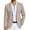 Champagne, variant on Mens Casual Blazer Knit Sport Coat Lightweight Two Button Suit Jacket