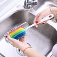 thumbnail image 2 of Water Bottle Cleaning Brush Scrubber Long Handle Comfort Grip Dishwashing Tool For Baby Bottles Jars Glasses Mugs Stainless Steel Durable, 2 of 7