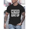 thumbnail image 1 of Men's Versatile T-shirt, Men's High-end Men's Fashion Casual Printed Short Sleeve Trendy Top, 1 of 7