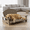 Gray, variant on Nihsuao Resin Dog Bed, Waterproof Pet Bed for Medium to Large Dogs, Off-The-Ground & Chew Proof, Easy Assemble & Clean for Indoor Outdoor, Black